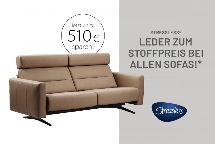 STRESSLESS® Leder zum Stoffpreis!